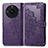 Coque Portefeuille Motif Fantaisie Livre Cuir Etui Clapet pour Realme 11 Pro 5G Violet