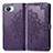 Coque Portefeuille Motif Fantaisie Livre Cuir Etui Clapet pour Realme C30 Violet