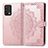 Coque Portefeuille Motif Fantaisie Livre Cuir Etui Clapet pour Realme GT Master 5G Or Rose