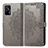 Coque Portefeuille Motif Fantaisie Livre Cuir Etui Clapet pour Realme GT Neo 2T 5G Gris