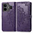 Coque Portefeuille Motif Fantaisie Livre Cuir Etui Clapet pour Realme GT Neo5 240W 5G Violet