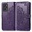 Coque Portefeuille Motif Fantaisie Livre Cuir Etui Clapet pour Realme Q5 Pro 5G Violet