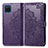 Coque Portefeuille Motif Fantaisie Livre Cuir Etui Clapet pour Samsung Galaxy A12 5G Violet