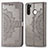 Coque Portefeuille Motif Fantaisie Livre Cuir Etui Clapet pour Samsung Galaxy A21 European Gris