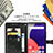 Coque Portefeuille Motif Fantaisie Livre Cuir Etui Clapet pour Samsung Galaxy A22 5G SC-56B Petit
