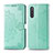 Coque Portefeuille Motif Fantaisie Livre Cuir Etui Clapet pour Samsung Galaxy A41 SC-41A Vert