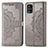 Coque Portefeuille Motif Fantaisie Livre Cuir Etui Clapet pour Samsung Galaxy A51 5G Gris