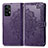 Coque Portefeuille Motif Fantaisie Livre Cuir Etui Clapet pour Samsung Galaxy A52s 5G Violet