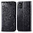 Coque Portefeuille Motif Fantaisie Livre Cuir Etui Clapet pour Samsung Galaxy A71 4G A715 Noir