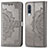 Coque Portefeuille Motif Fantaisie Livre Cuir Etui Clapet pour Samsung Galaxy A90 5G Gris