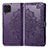 Coque Portefeuille Motif Fantaisie Livre Cuir Etui Clapet pour Samsung Galaxy F62 5G Violet