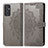 Coque Portefeuille Motif Fantaisie Livre Cuir Etui Clapet pour Samsung Galaxy M14 5G Gris