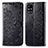 Coque Portefeuille Motif Fantaisie Livre Cuir Etui Clapet pour Samsung Galaxy M31s Noir