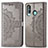 Coque Portefeuille Motif Fantaisie Livre Cuir Etui Clapet pour Samsung Galaxy M40 Gris