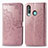 Coque Portefeuille Motif Fantaisie Livre Cuir Etui Clapet pour Samsung Galaxy M40 Or Rose