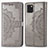 Coque Portefeuille Motif Fantaisie Livre Cuir Etui Clapet pour Samsung Galaxy M60s Gris