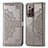 Coque Portefeuille Motif Fantaisie Livre Cuir Etui Clapet pour Samsung Galaxy Note 20 Ultra 5G Gris