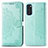 Coque Portefeuille Motif Fantaisie Livre Cuir Etui Clapet pour Samsung Galaxy S20 5G Vert