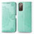 Coque Portefeuille Motif Fantaisie Livre Cuir Etui Clapet pour Samsung Galaxy S20 FE (2022) 5G Vert