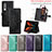 Coque Portefeuille Motif Fantaisie Livre Cuir Etui Clapet pour Samsung Galaxy Z Fold3 5G Petit