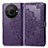 Coque Portefeuille Motif Fantaisie Livre Cuir Etui Clapet pour Sharp Aquos R8 Pro Violet