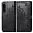 Coque Portefeuille Motif Fantaisie Livre Cuir Etui Clapet pour Sony Xperia 1 IV SO-51C Noir