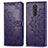 Coque Portefeuille Motif Fantaisie Livre Cuir Etui Clapet pour Sony Xperia 1 Violet