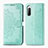 Coque Portefeuille Motif Fantaisie Livre Cuir Etui Clapet pour Sony Xperia 10 II Vert