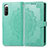 Coque Portefeuille Motif Fantaisie Livre Cuir Etui Clapet pour Sony Xperia 10 IV SO-52C Vert