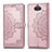 Coque Portefeuille Motif Fantaisie Livre Cuir Etui Clapet pour Sony Xperia 10 Plus Or Rose