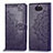 Coque Portefeuille Motif Fantaisie Livre Cuir Etui Clapet pour Sony Xperia 10 Plus Violet