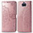 Coque Portefeuille Motif Fantaisie Livre Cuir Etui Clapet pour Sony Xperia 8 Lite Or Rose