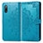 Coque Portefeuille Motif Fantaisie Livre Cuir Etui Clapet pour Sony Xperia Ace II Bleu