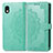 Coque Portefeuille Motif Fantaisie Livre Cuir Etui Clapet pour Sony Xperia Ace III SOG08 Vert