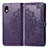 Coque Portefeuille Motif Fantaisie Livre Cuir Etui Clapet pour Sony Xperia Ace III Violet