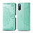 Coque Portefeuille Motif Fantaisie Livre Cuir Etui Clapet pour Sony Xperia L4 Vert