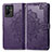 Coque Portefeuille Motif Fantaisie Livre Cuir Etui Clapet pour Vivo iQOO Z6x Violet