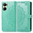 Coque Portefeuille Motif Fantaisie Livre Cuir Etui Clapet pour Vivo Y02S Vert