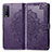 Coque Portefeuille Motif Fantaisie Livre Cuir Etui Clapet pour Vivo Y12s (2021) Violet