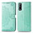 Coque Portefeuille Motif Fantaisie Livre Cuir Etui Clapet pour Vivo Y50t Vert