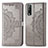 Coque Portefeuille Motif Fantaisie Livre Cuir Etui Clapet pour Vivo Y51s 5G Gris