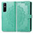 Coque Portefeuille Motif Fantaisie Livre Cuir Etui Clapet pour Vivo Y73s 5G Vert