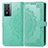 Coque Portefeuille Motif Fantaisie Livre Cuir Etui Clapet pour Vivo Y76 5G Vert