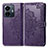 Coque Portefeuille Motif Fantaisie Livre Cuir Etui Clapet pour Vivo Y77 5G Violet