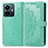 Coque Portefeuille Motif Fantaisie Livre Cuir Etui Clapet pour Vivo Y77e t1 Vert