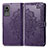 Coque Portefeuille Motif Fantaisie Livre Cuir Etui Clapet pour Xiaomi Civi 1S 5G Violet