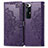 Coque Portefeuille Motif Fantaisie Livre Cuir Etui Clapet pour Xiaomi Mi 10S 5G Violet