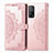 Coque Portefeuille Motif Fantaisie Livre Cuir Etui Clapet pour Xiaomi Mi 10T 5G Or Rose