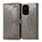 Coque Portefeuille Motif Fantaisie Livre Cuir Etui Clapet pour Xiaomi Mi 11i 5G Gris