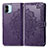 Coque Portefeuille Motif Fantaisie Livre Cuir Etui Clapet pour Xiaomi Poco C51 Violet